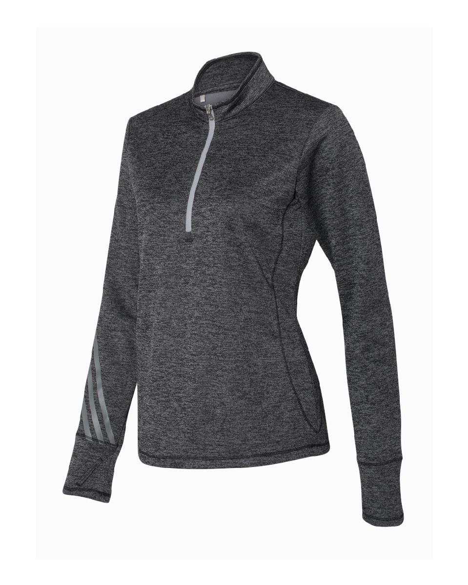 Adidas - Women's Brushed Terry Heather Quarter-Zip - A285