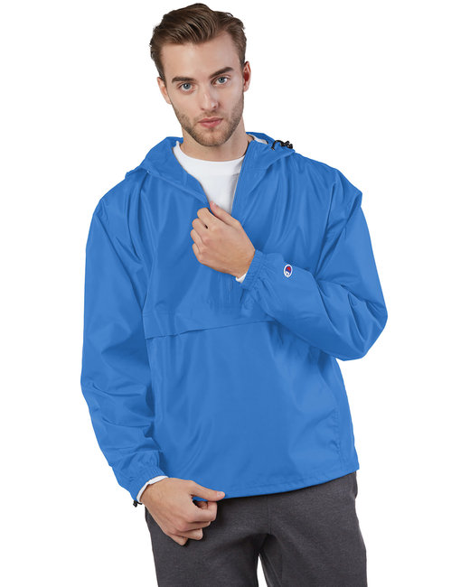 Champion Adult Packable Anorak 1/4 Zip Jacket. CO200