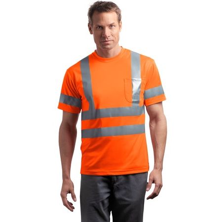 CornerStone - ANSI 107 Class 3 Short Sleeve Snag-Resistant Reflective T-Shirt. CS408