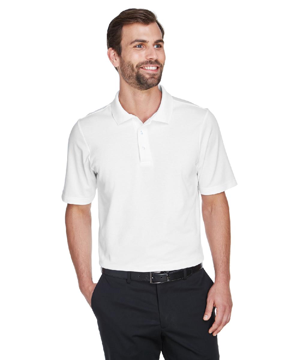 Devon & Jones CrownLux Performance Men's Plaited Polo. DG20