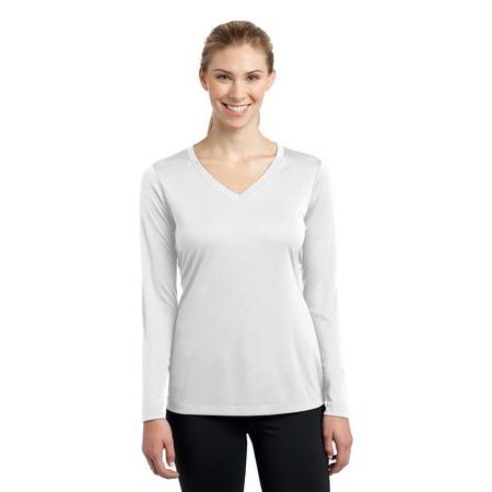 Sport-Tek &#174;  Ladies Long Sleeve V-Neck Competitor&#153; Tee. LST353LS