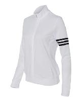 Adidas - Golf Women's ClimaLite 3-Stripes French Terry Full-Zip Jacket - A191