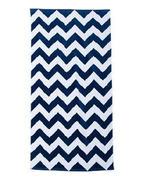 Carmel Towel Company - Chevron Velour Beach Towel - C3060X