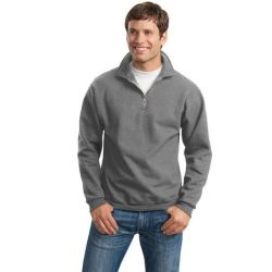 JERZEES SUPER SWEATS - 1/4-Zip Sweatshirt with Cadet Collar.  4528M