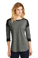 New Era  &#174;  Ladies Heritage Blend 3/4-Sleeve Baseball Raglan Tee. LNEA104