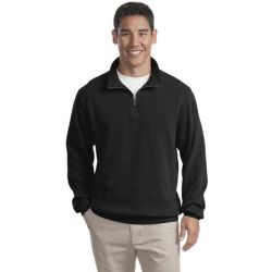 Port Authority - Flatback Rib 1/4-Zip Pullover.  F220