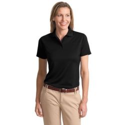 Port Authority - Ladies Poly-Bamboo Charcoal Blend Pique Polo. L497