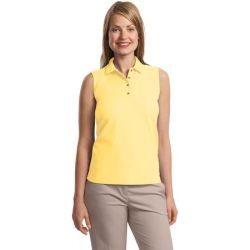 Port Authority - Ladies Silk Touch Sleeveless Polo.  L500SVLS