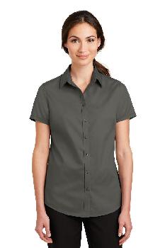 Port Authority &#174;  Ladies Short Sleeve SuperPro &#153;  Twill Shirt. L664