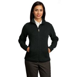 Red House - Ladies Sweater Fleece Full-Zip Jacket. RH55